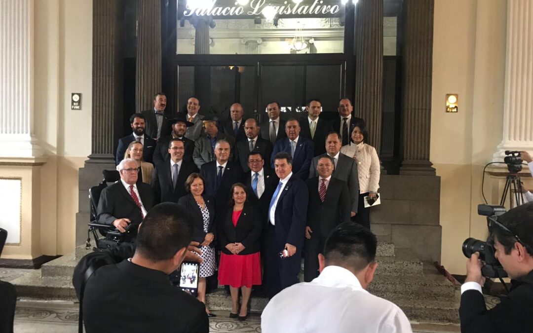 At the congress commemorating the Guatemala-Israel friendship day