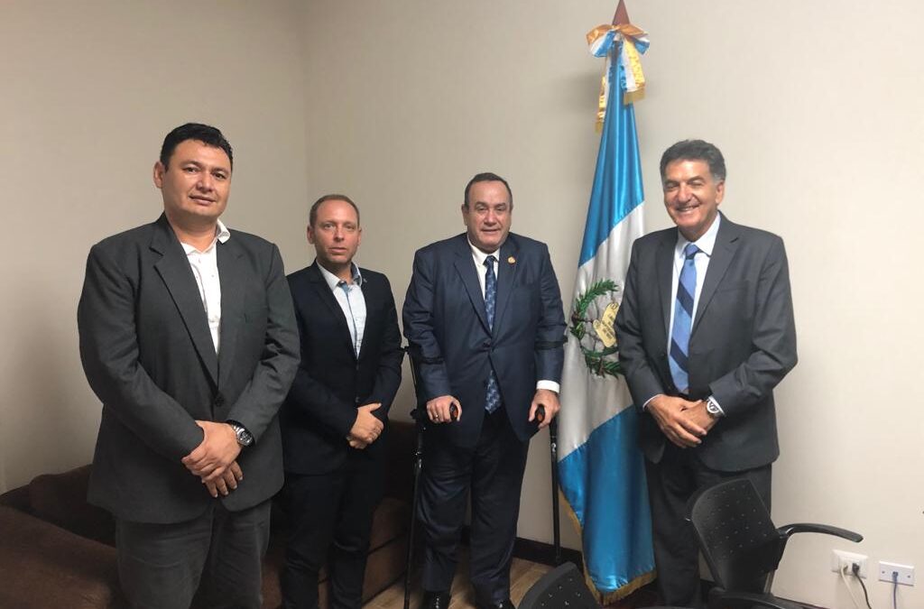 With the President of Guatemala Dr. Alejandro Giammattei